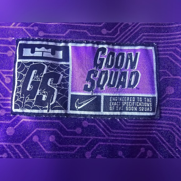 Nike Lebron x Space Jam New Legacy Goon Squad Basketball Jersey Mens Size S EUC - Picture 4 of 9